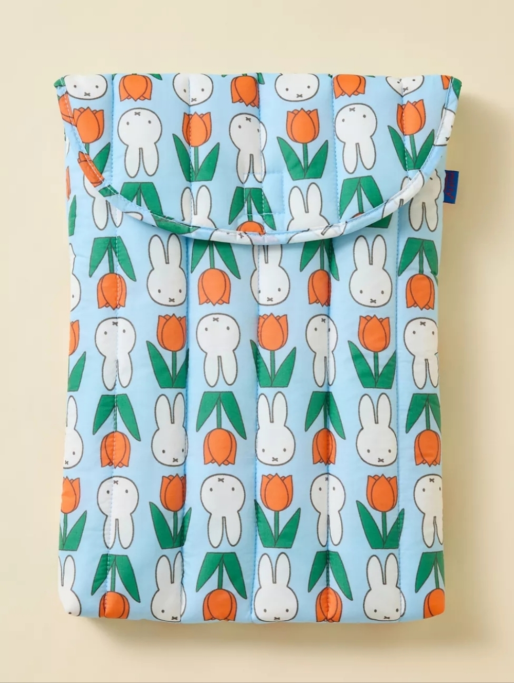 *NWT* BAGGU X MIFFY Tulip Miffy 16" Recycled Puffy Laptop Sleeve